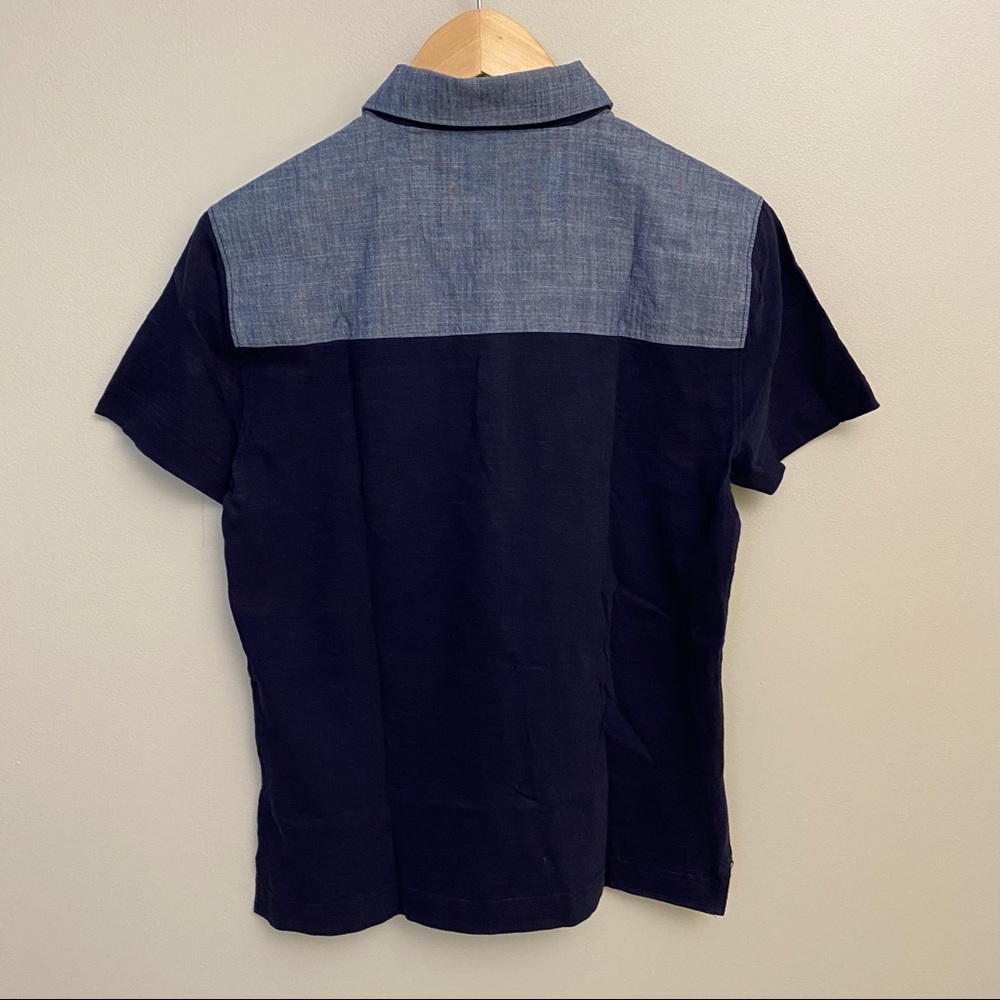 Banana Republic Men’s Slim Fit Blue Polo Shirt - Picture 2 of 7